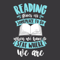 Reading Gives Us Some Place To Go When We Have To Stay Ladies Curvy T-shirt | Artistshot