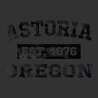 Astoria Oregon T Shirt Est. 1876 Black Lettering Vintage Hoodie | Artistshot