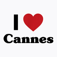 I Love Cannes, France, Europe With Red Love Heart T Shirt T-shirt | Artistshot