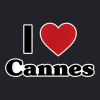 I Love Cannes, France, Europe With Red Love Heart T Shirt Unisex Sherpa-lined Denim Jacket | Artistshot