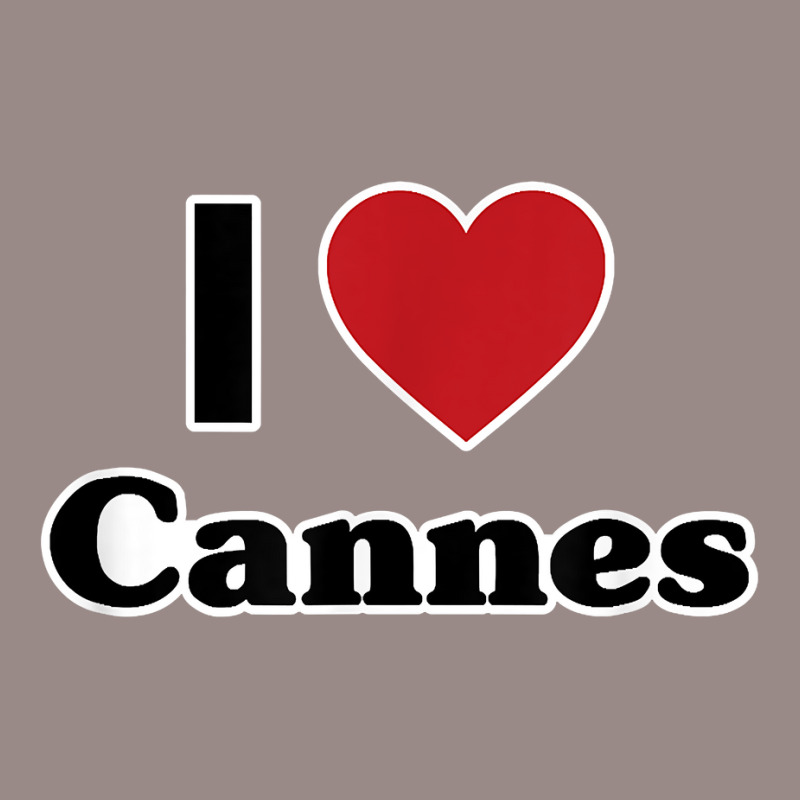 I Love Cannes, France, Europe With Red Love Heart T Shirt Vintage T-shirt | Artistshot