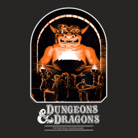 Dungeons & Dragons Vintage Player's Handbook Ladies Fitted T-shirt | Artistshot