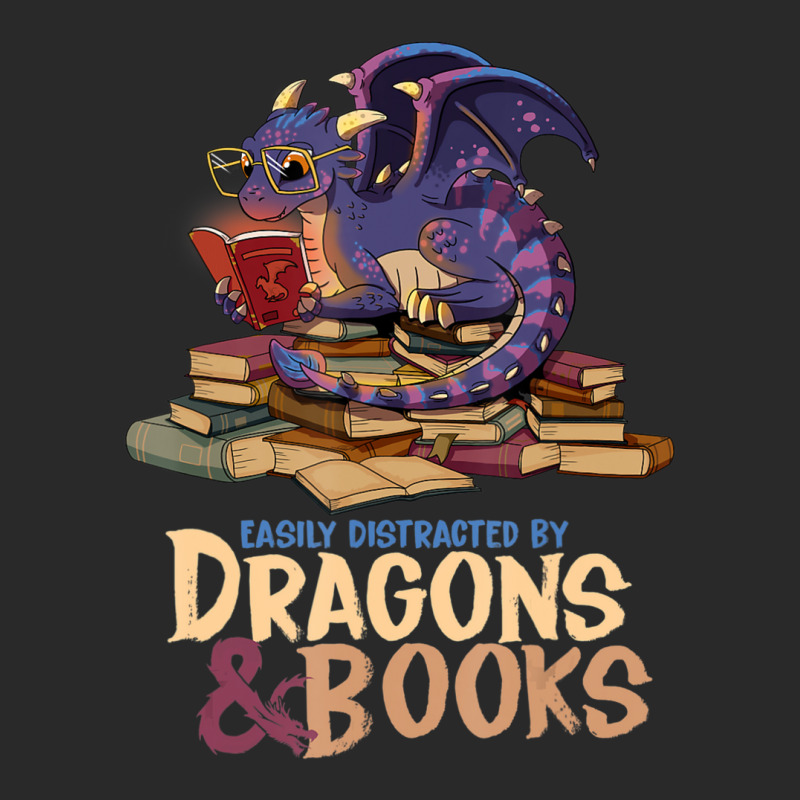 Easily Distracted By Dragons And Books Dragon Book Lover Toddler T-shirt by Min06 | Artistshot