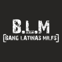 Bang Latinas Milfs ( On Back) Ladies Fitted T-shirt | Artistshot