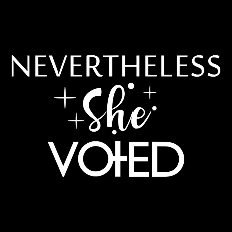 Nevertheless She Voted Cropped Hoodie by Brink Beaulah | Artistshot