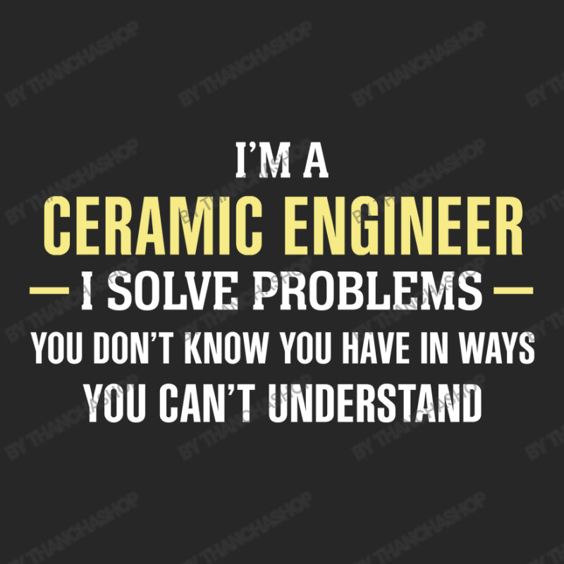 Ceramic Engineer I Solve Problems Funny Gift Men's T-shirt Pajama Set | Artistshot