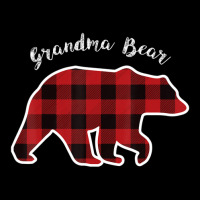 Grandma Bear Women Red Plaid Christmas Pajama Family Gift Fleece Short | Artistshot