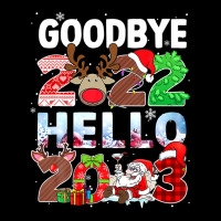 Goodbye 2022 Hello 2023 Cute Christmas Tee V-neck Tee | Artistshot