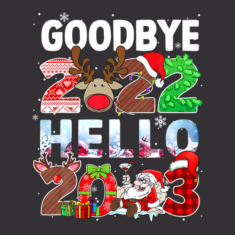 Goodbye 2022 Hello 2023 Cute Christmas Tee Vintage Short | Artistshot