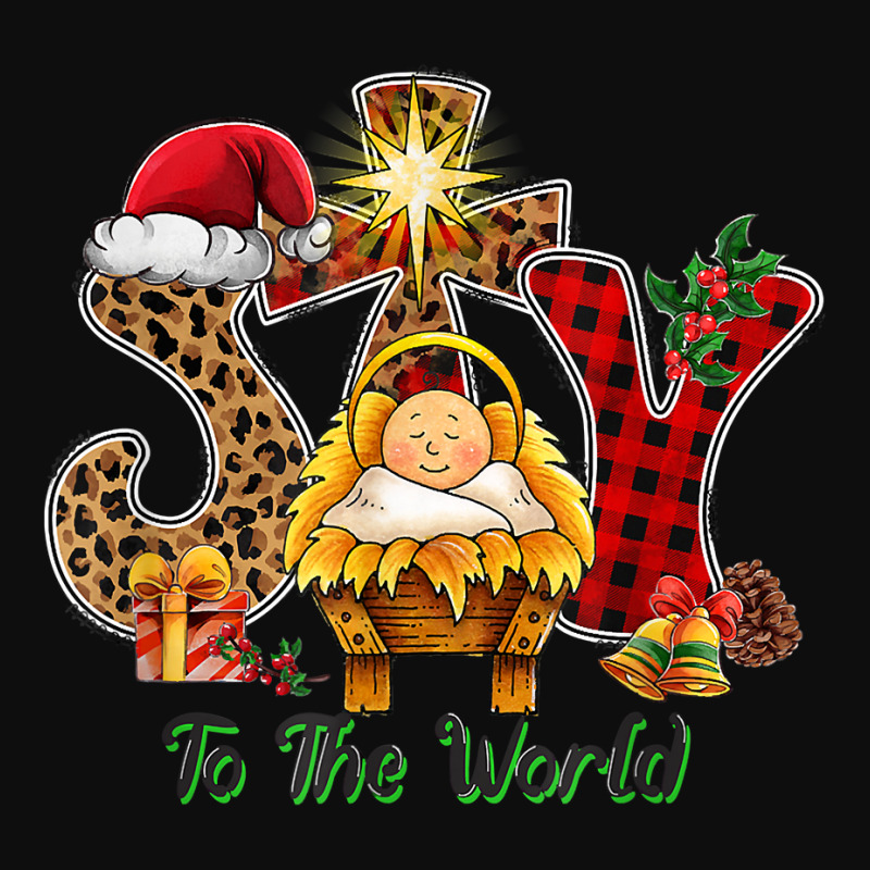 Joy To The World Nativity Christmas Baby Jesus Love T Shirt Crop Top by marge3nstbo | Artistshot