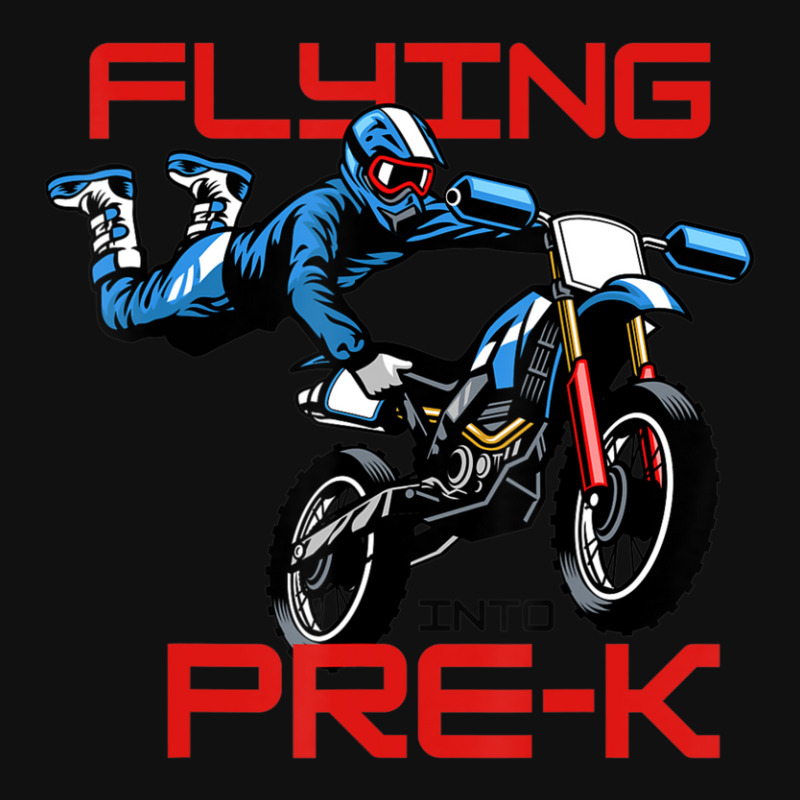 Flying Into Pre-k Pre-kindergarten Kids Dirt Bike (2) Portrait Canvas Print | Artistshot