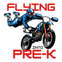 Flying Into Pre-k Pre-kindergarten Kids Dirt Bike (2) Sticker | Artistshot