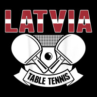 Latvia Table Tennis Lovers   Support Latvian Ping Pong Team T Shirt Long Sleeve Baby Bodysuit | Artistshot