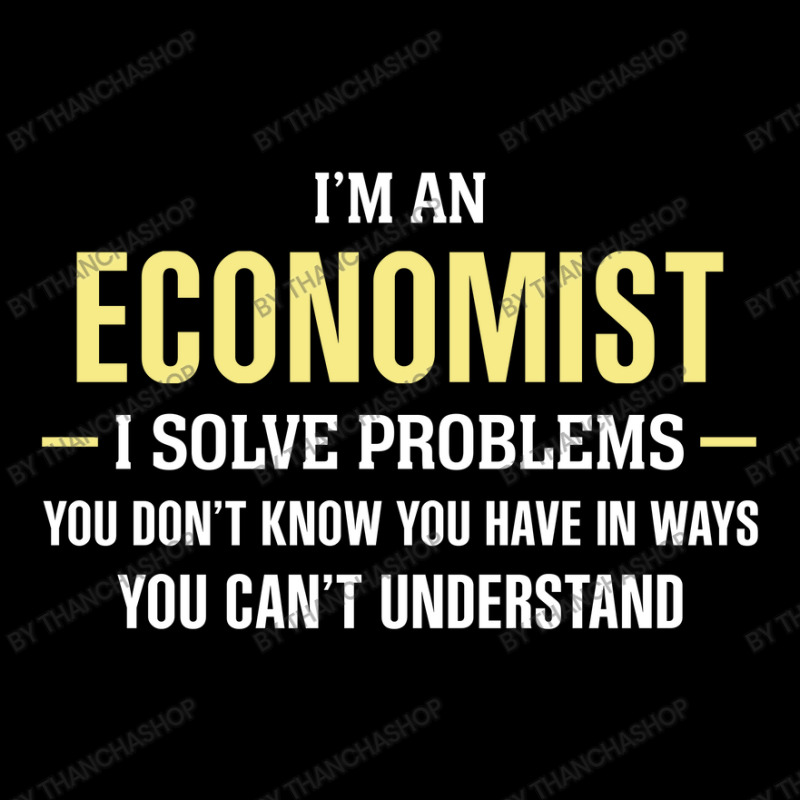 Economist I Solve Problems Funny Gift Adjustable Cap by thanchashop | Artistshot