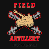 Field Artillery King Of Battle Portrait Canvas Print | Artistshot