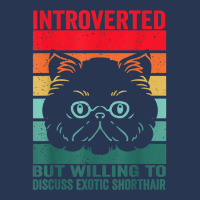 Introverted But Willing To Discuss Exotic Shorthair, Exotic Ladies Denim Jacket | Artistshot