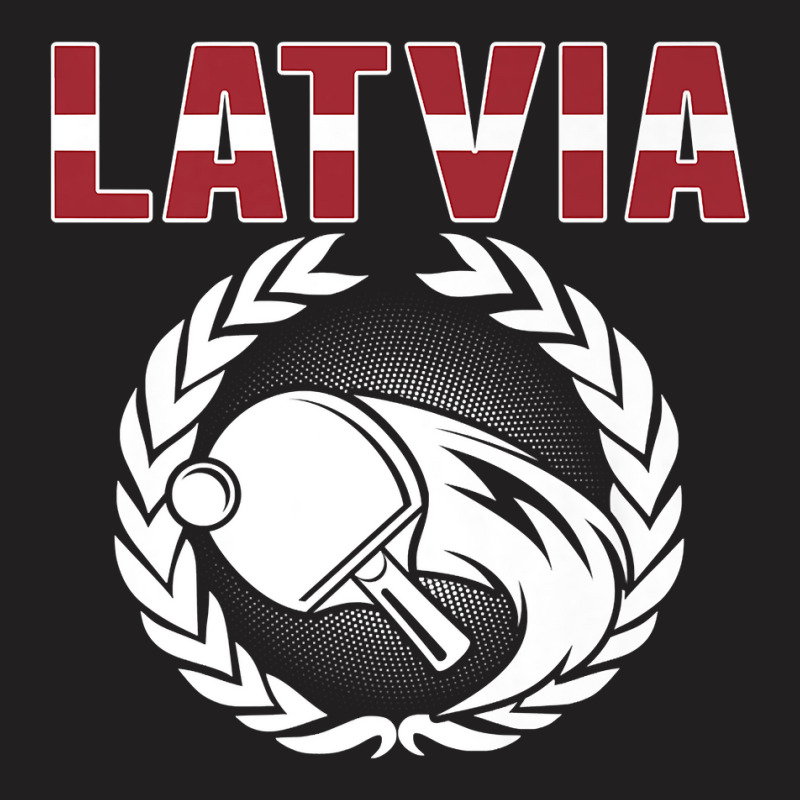 Latvia Table Tennis Lovers Latvian Ping Pong Team Supporter Premium T T-Shirt by alicakarste3vs | Artistshot