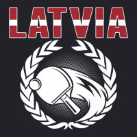 Latvia Table Tennis Lovers Latvian Ping Pong Team Supporter Premium T Unisex Sherpa-lined Denim Jacket | Artistshot