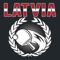 Latvia Table Tennis Lovers Latvian Ping Pong Team Supporter Premium T Crewneck Sweatshirt | Artistshot