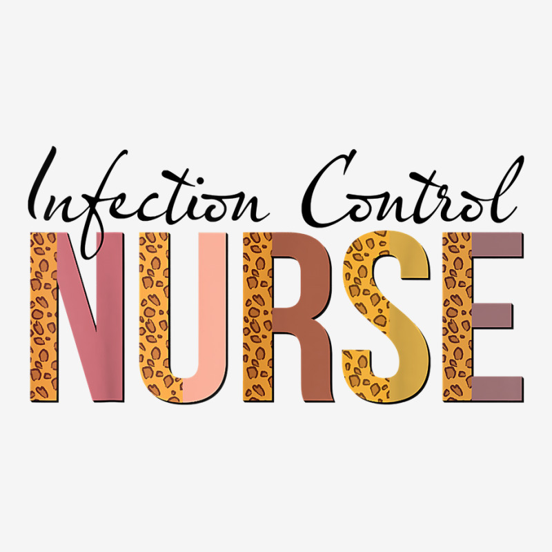 Leopard Infection Control Nurse Print For Nursing Student T Shirt Drawstring Bags | Artistshot