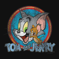 Tom And Jerry Yellow Red Blue Circle Graphic Youth T-shirt | Artistshot