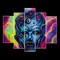 Cosmic Head Zipper Hoodie | Artistshot