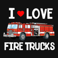 I Love Fire Trucks Toddler Kids Front Car Mat | Artistshot