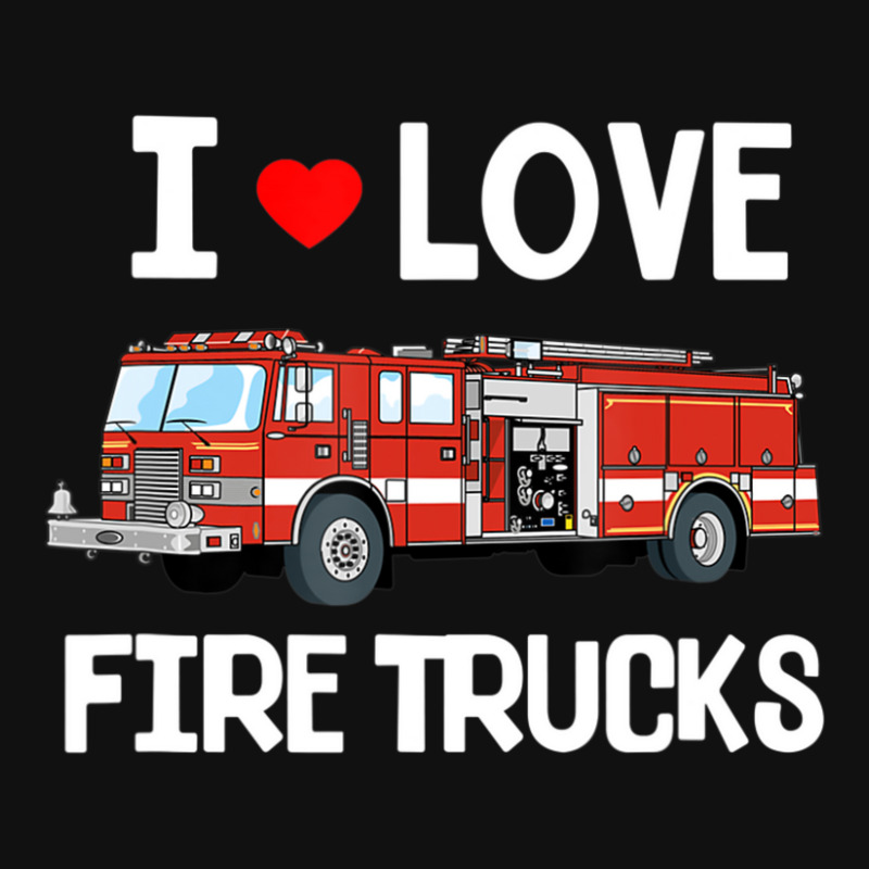 I Love Fire Trucks Toddler Kids Front Car Mat | Artistshot