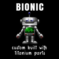 Bionic Custom Built With Titanium Parts Men's 3/4 Sleeve Pajama Set | Artistshot