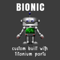 Bionic Custom Built With Titanium Parts Men's Polo Shirt | Artistshot