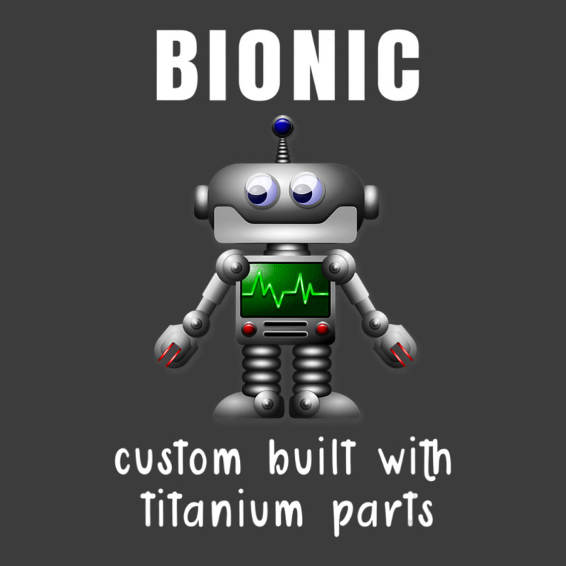 Bionic Custom Built With Titanium Parts Men's Polo Shirt | Artistshot