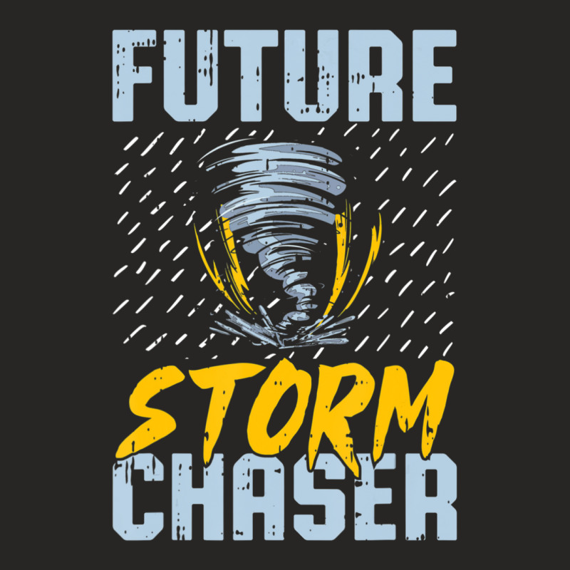 Future Storm Chaser Meteorologist Storm Hunter Ladies Fitted T-Shirt by Min06 | Artistshot