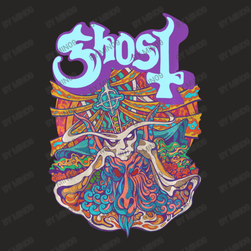 Ghost Seven Inches Of Satanic Panic Ladies Fitted T-Shirt by Min09 | Artistshot