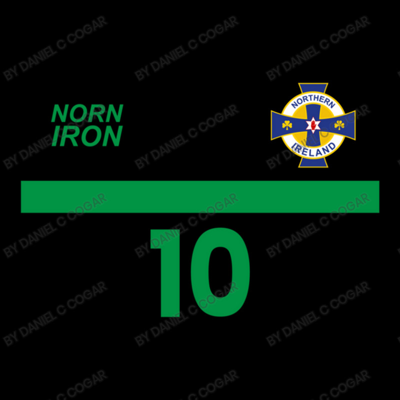 Northern Ireland National Football Team Soccer Retro Norn Iron Number Long Sleeve Shirts by Daniel C Cogar | Artistshot