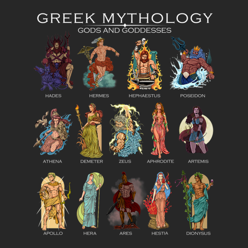 Gods Of Greek Mythology Men's T-shirt Pajama Set by Min06 | Artistshot