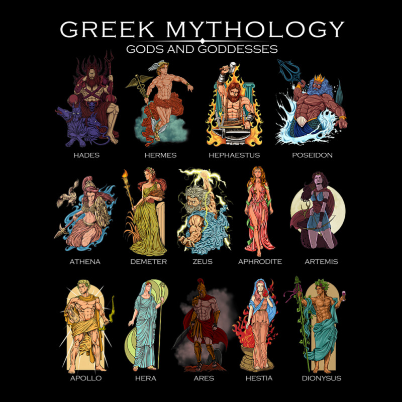 Gods Of Greek Mythology Long Sleeve Shirts by Min06 | Artistshot