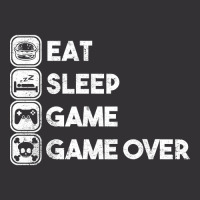 Eat Sleep Game Game Over Vintage Short | Artistshot