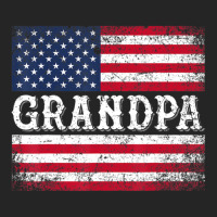 Grandpa Vintage Usa Flag Patriotic 4th Of July Unisex Hoodie | Artistshot