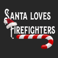 Santa Loves Firefighters  Fire Fighting Gift Tee Women's Pajamas Set | Artistshot