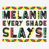 Melanin Every Shade Slays Love Your Skin Black Pride T Shirt Ladies Polo Shirt | Artistshot