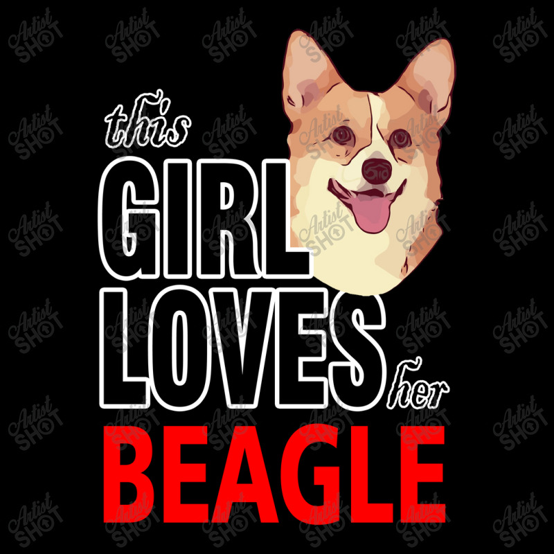 Merry Christmas Dog This Girl Loves Her Beagle Cropped Sweater by lorismerch | Artistshot