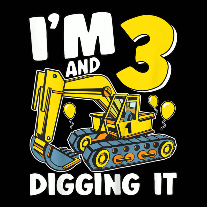 Kids I'm 3 And Digging It 3 Years Boys 3rd Toddler 3/4 Sleeve Tee by bummercaught | Artistshot