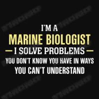 Marine Biologist I Solve Problems Funny Gift Crop Top | Artistshot