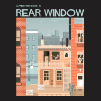 Alfred Hitchcock's Rear Window Illustration T-shirt | Artistshot