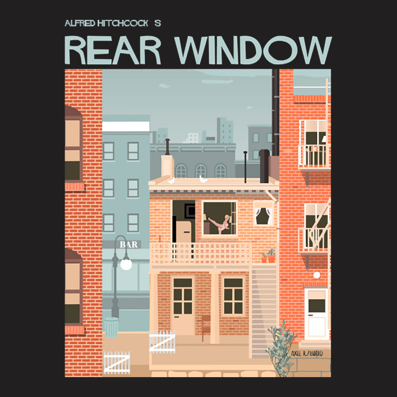 Alfred Hitchcock's Rear Window Illustration T-Shirt by Pannell Quintero | Artistshot