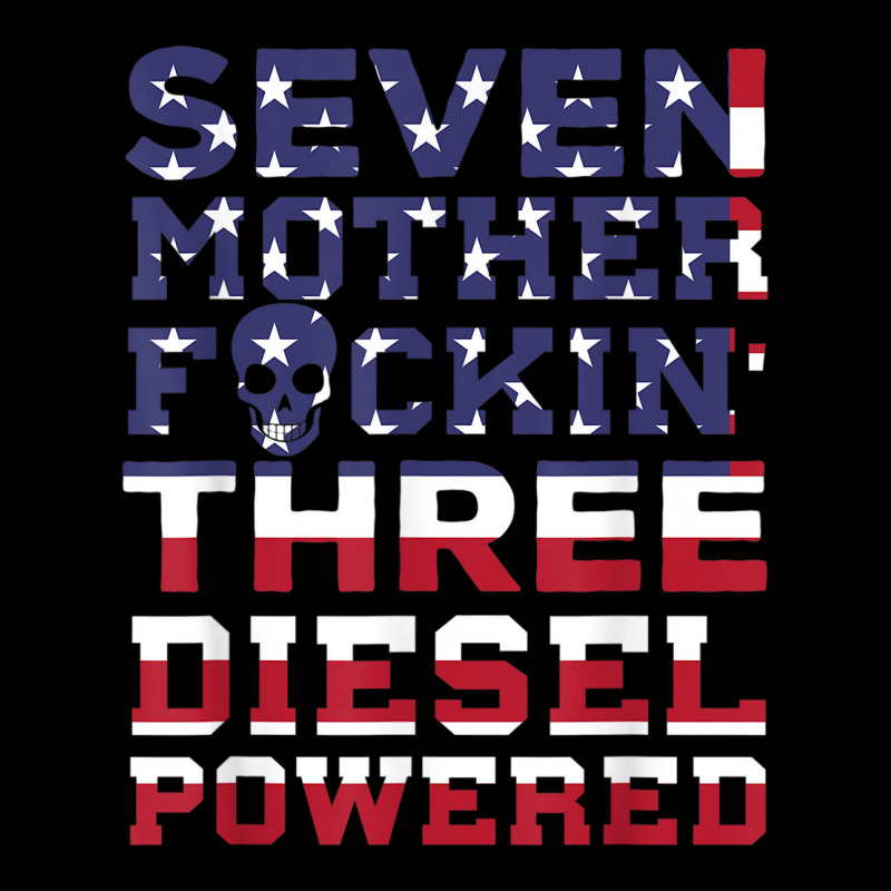 Seven Mother Fuckin' Three Diesel Powered Women's V-Neck T-Shirt by ESTAULS | Artistshot