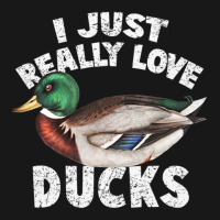 I Just Really Love Ducks Cute Mallard Duck Flannel Shirt | Artistshot