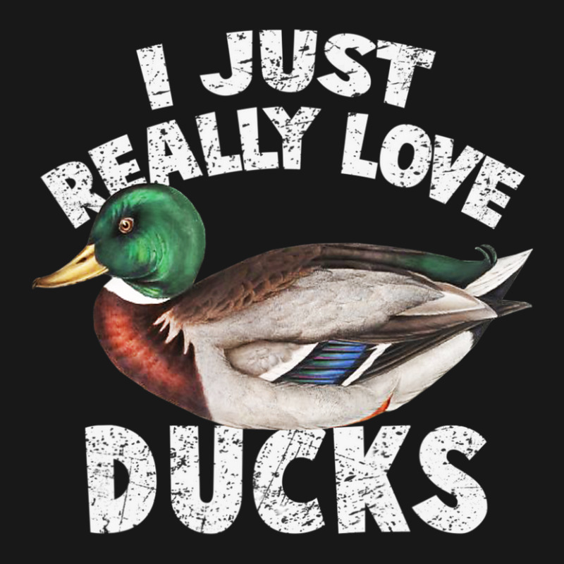 I Just Really Love Ducks Cute Mallard Duck Flannel Shirt by yumgaugeteuda | Artistshot