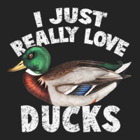 I Just Really Love Ducks Cute Mallard Duck 3/4 Sleeve Shirt | Artistshot