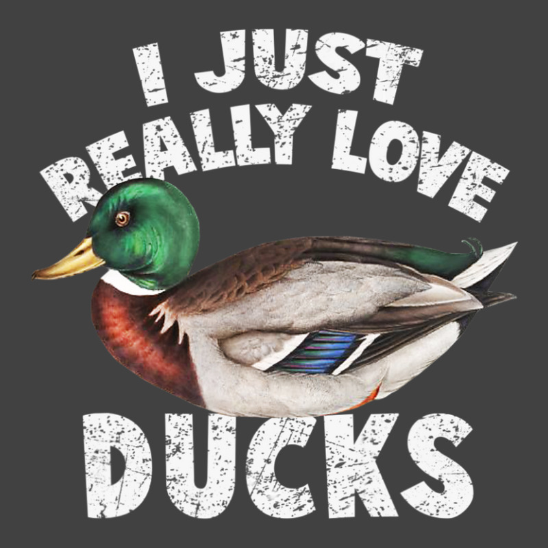 I Just Really Love Ducks Cute Mallard Duck Vintage T-Shirt by yumgaugeteuda | Artistshot